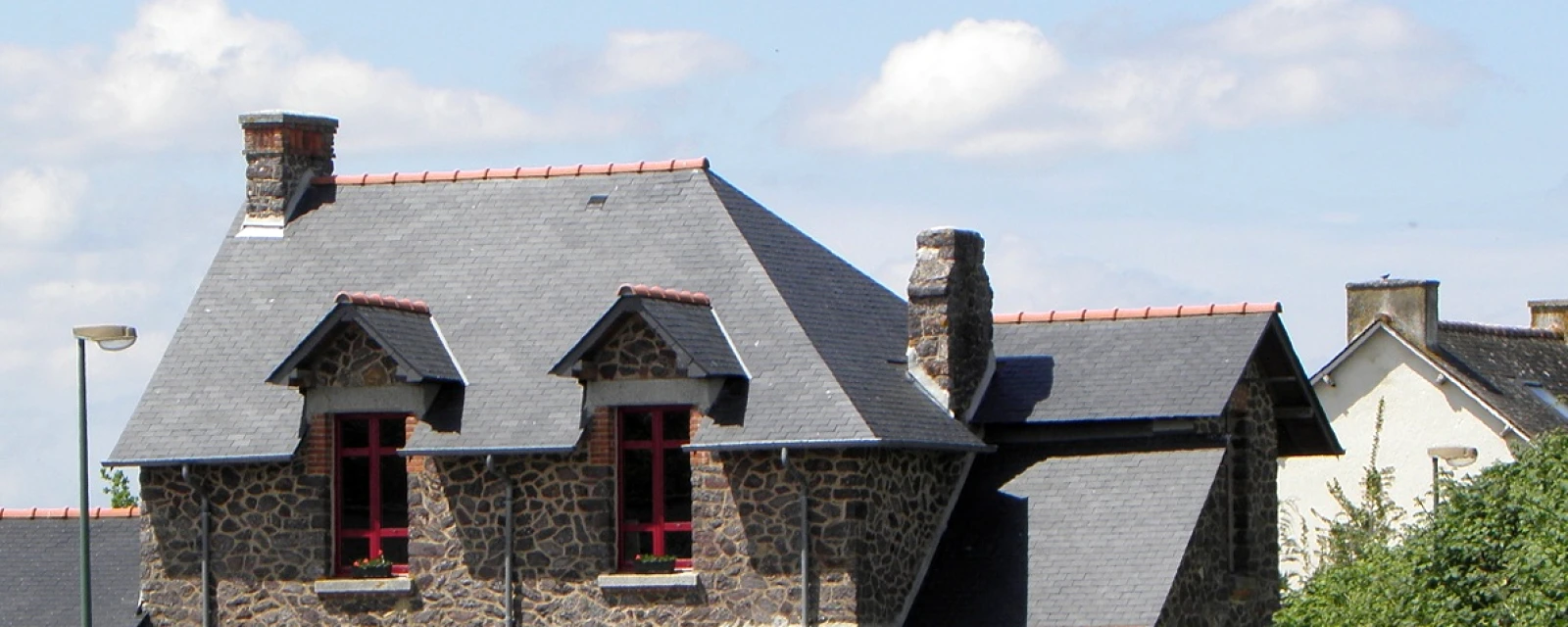 Vue de La Chapelle du Lou du Lac, Ille-et-Vilaine