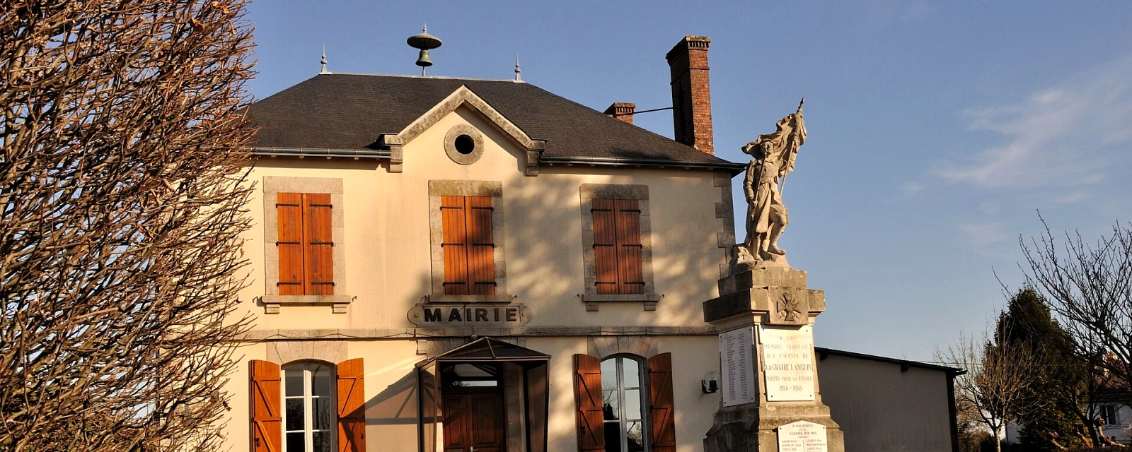 Vue de La Châtre-Langlin, Indre