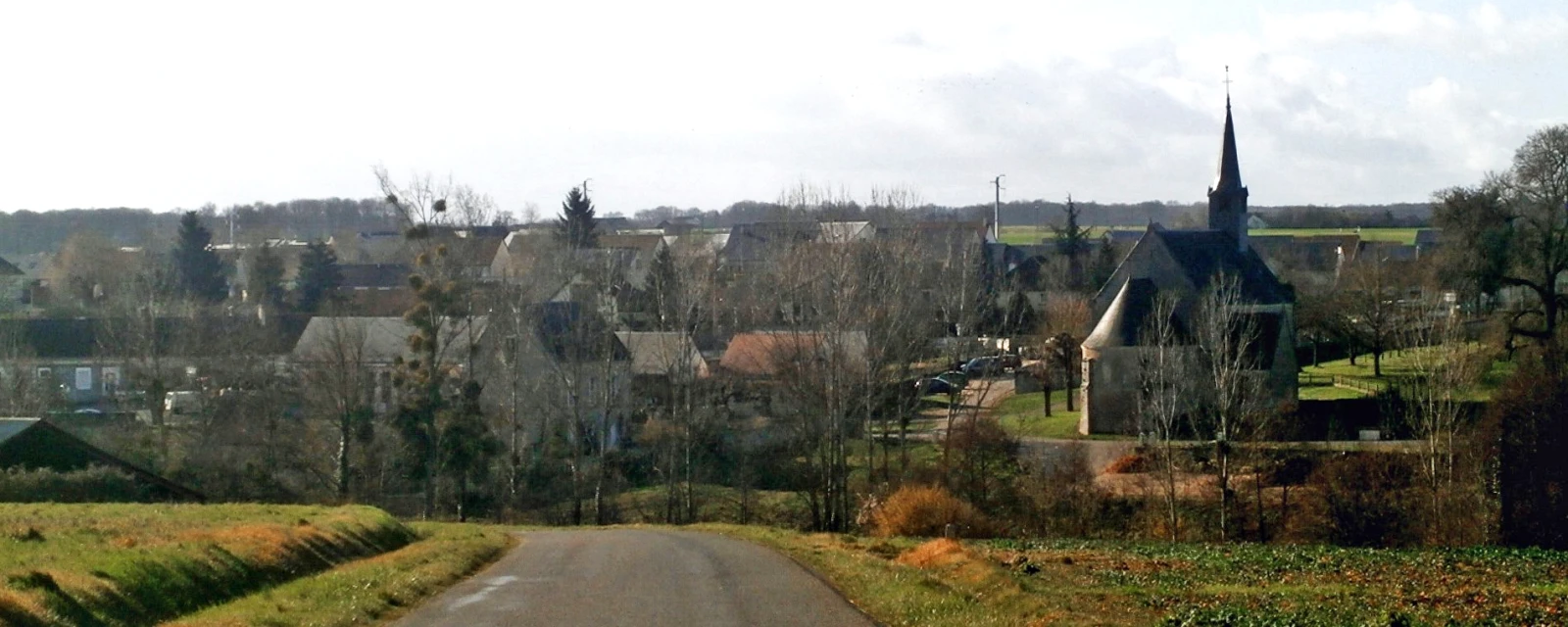 Vue de Le Boulay, Indre-et-Loire