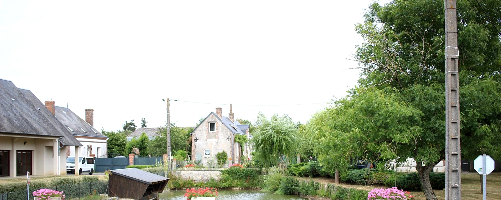 Vue de Saint-Nicolas-des-Motets, Indre-et-Loire