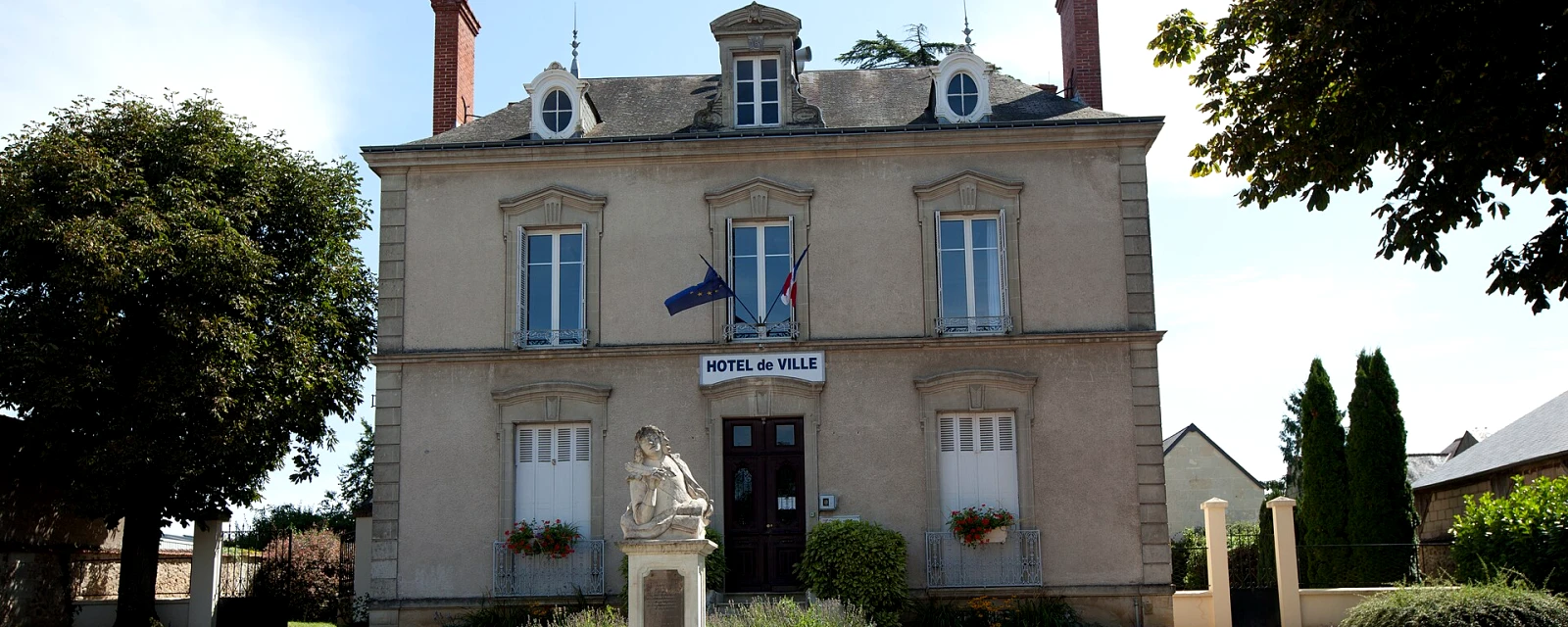 Vue de Saint-Paterne-Racan, Indre-et-Loire