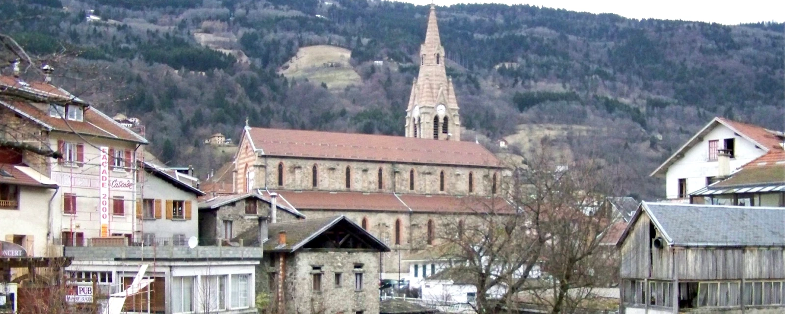 Vue de Allevard, Isère