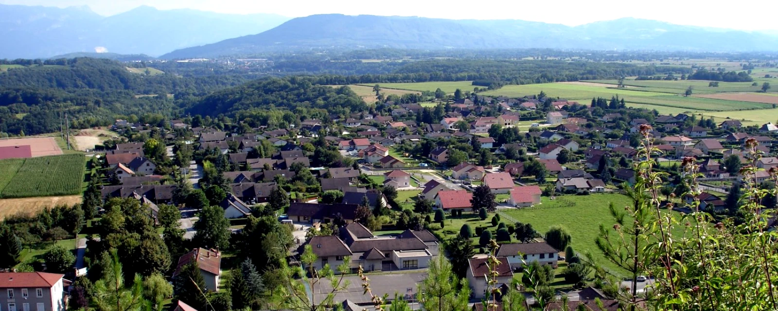 Vue de Apprieu, Isère