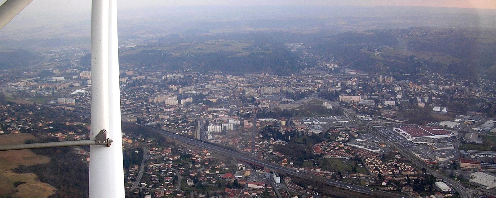 Vue de Bourgoin-Jallieu, Isère