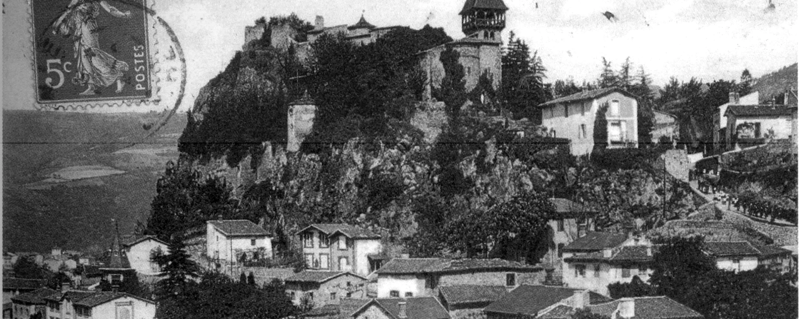 Vue de Cornillon-en-Trièves, Isère