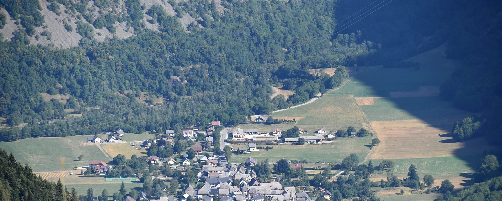 Vue de Entraigues, Isère