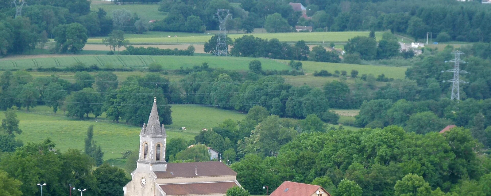 Vue de Saint-Ondras, Isère