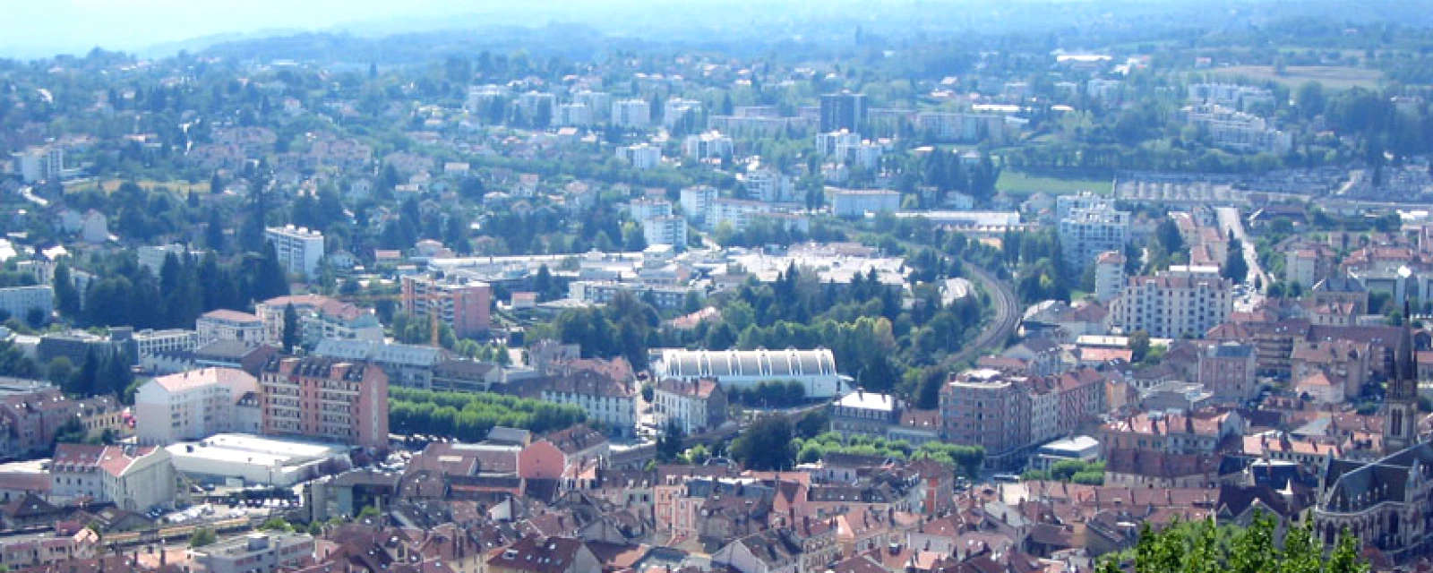 Vue de Voiron, Isère