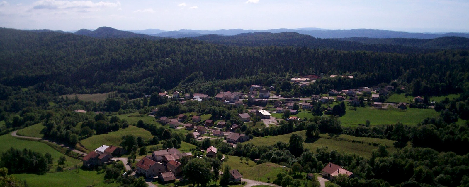 Vue de Les Crozets, Jura