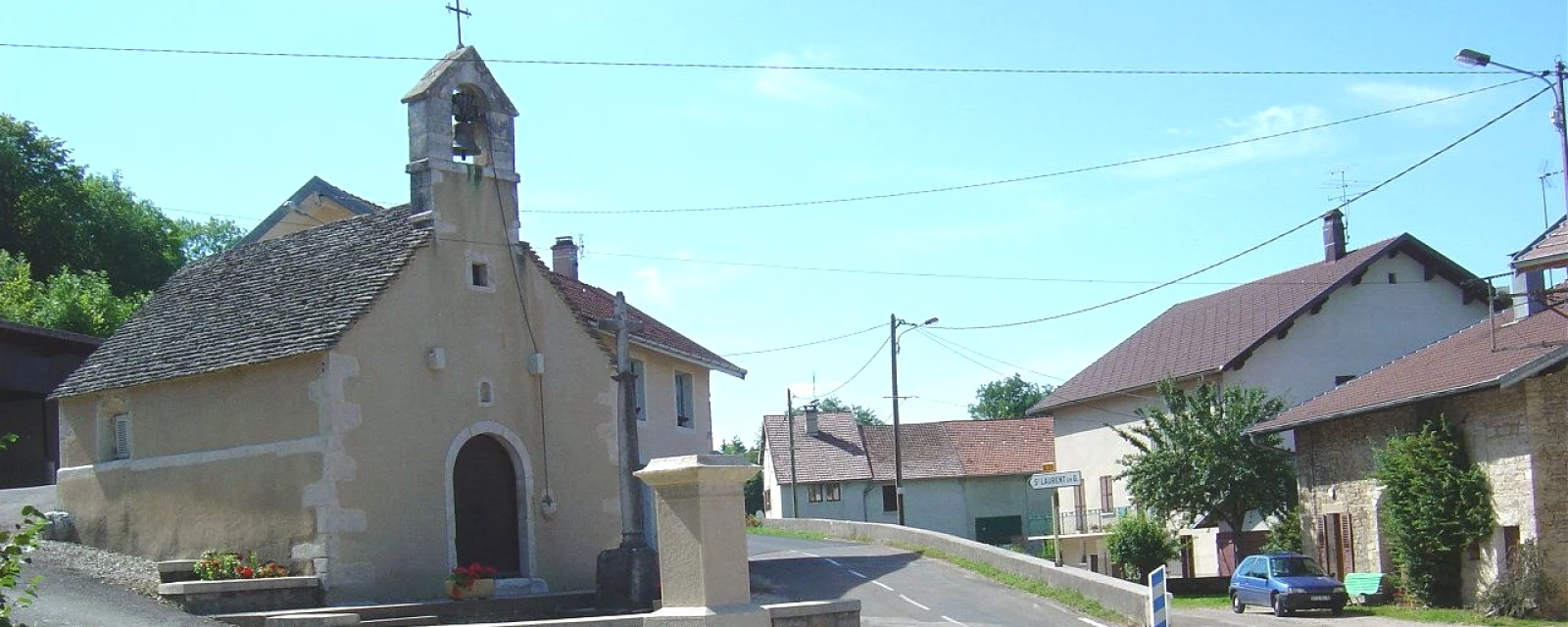 Vue de Menétrux-en-Joux, Jura