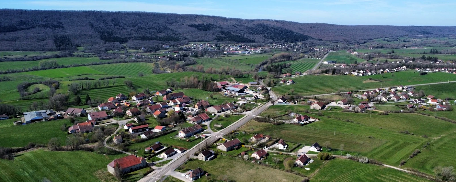 Vue de Montigny-sur-l'Ain, Jura