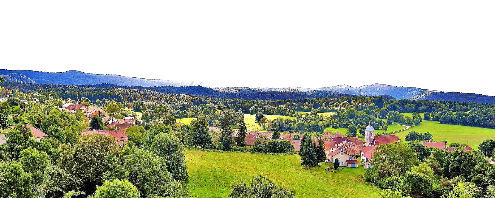 Vue de Saint-Maurice-Crillat, Jura