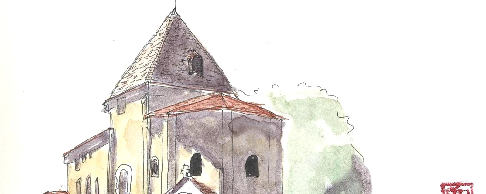 Vue de Beylongue, Landes