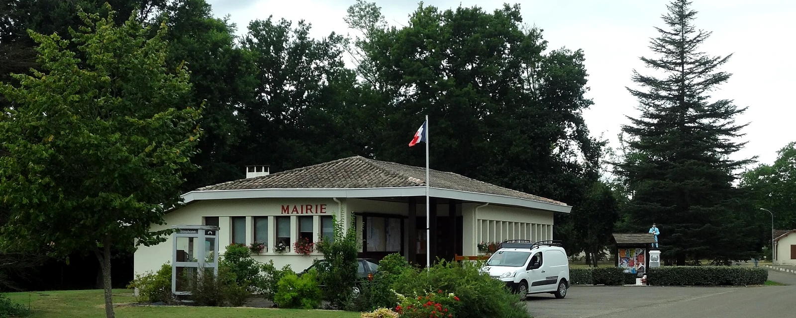 Vue de Lubbon, Landes
