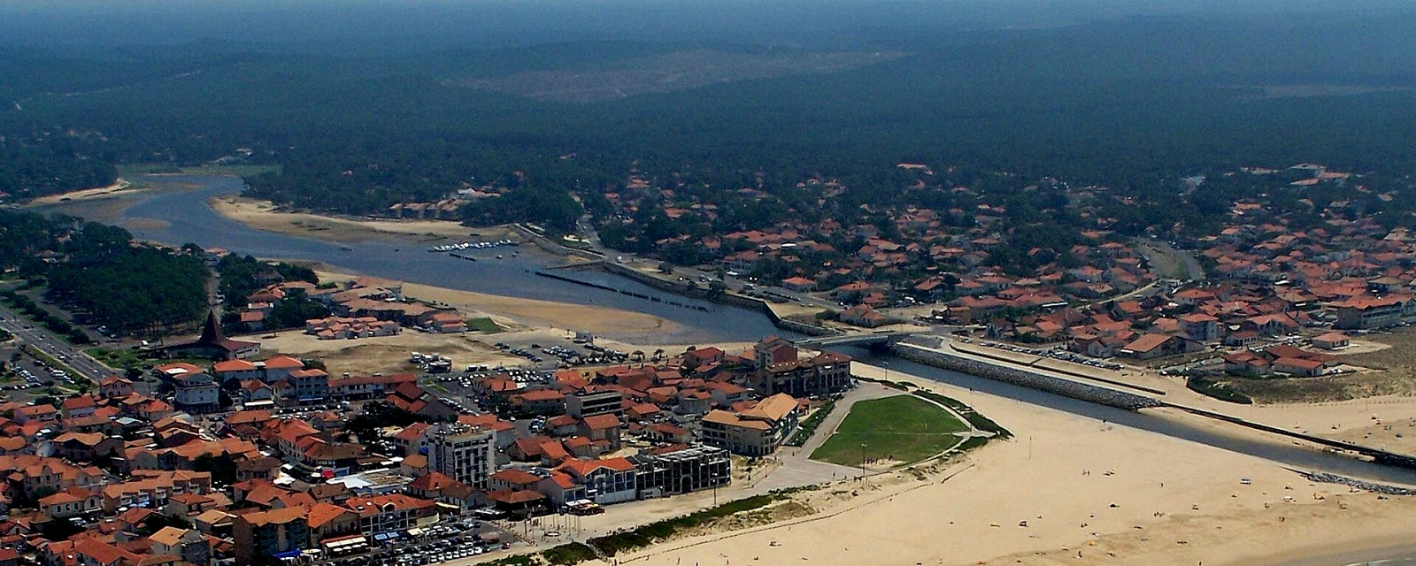 Vue de Mimizan, Landes