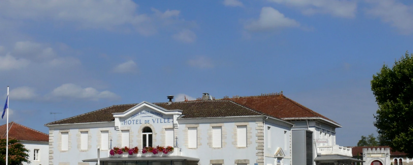 Vue de Pontonx-sur-l'Adour, Landes