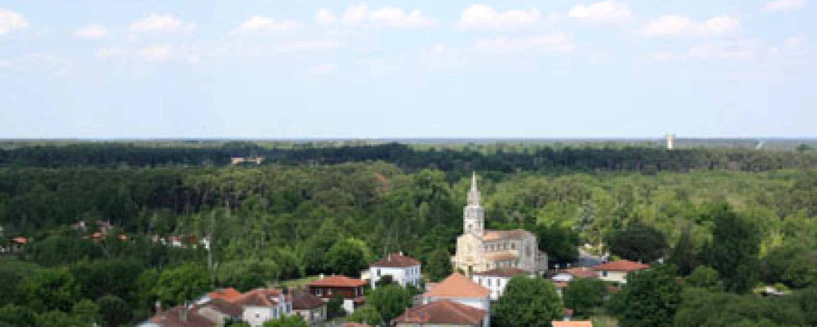 Vue de Sanguinet, Landes