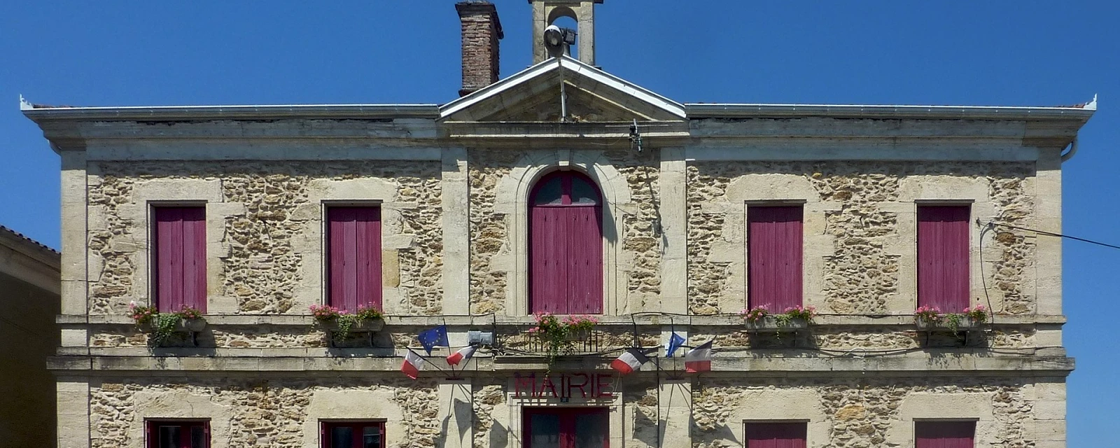 Vue de Souprosse, Landes