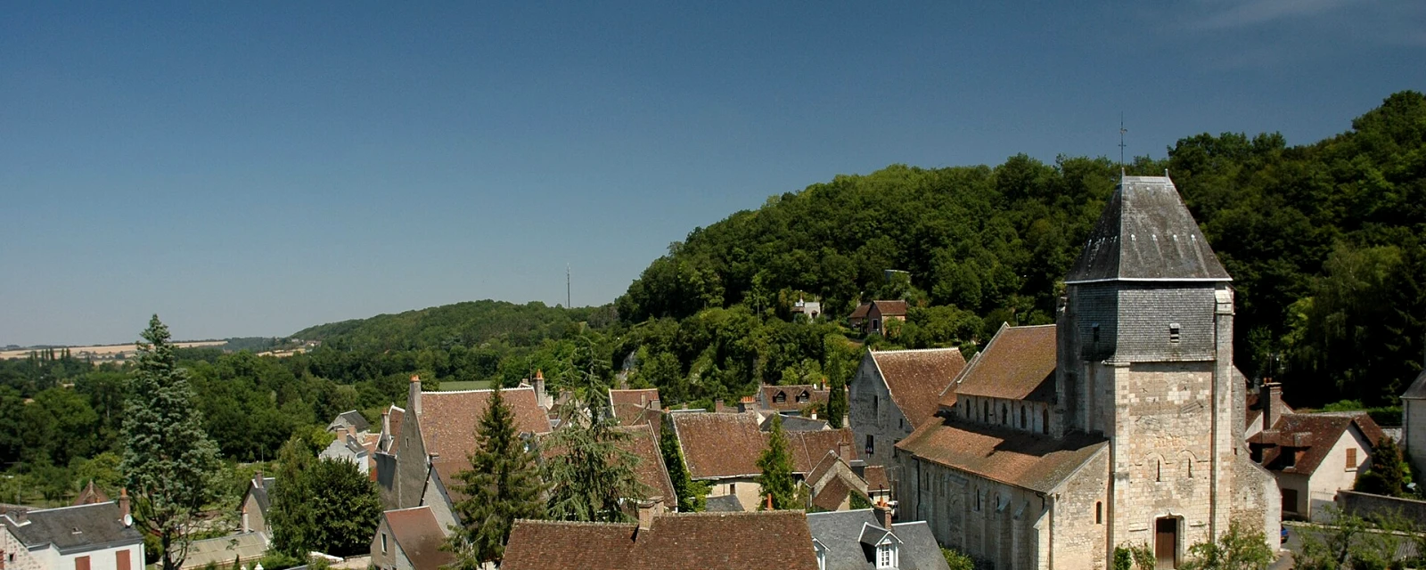 Vue de Lavardin, Loir-et-Cher