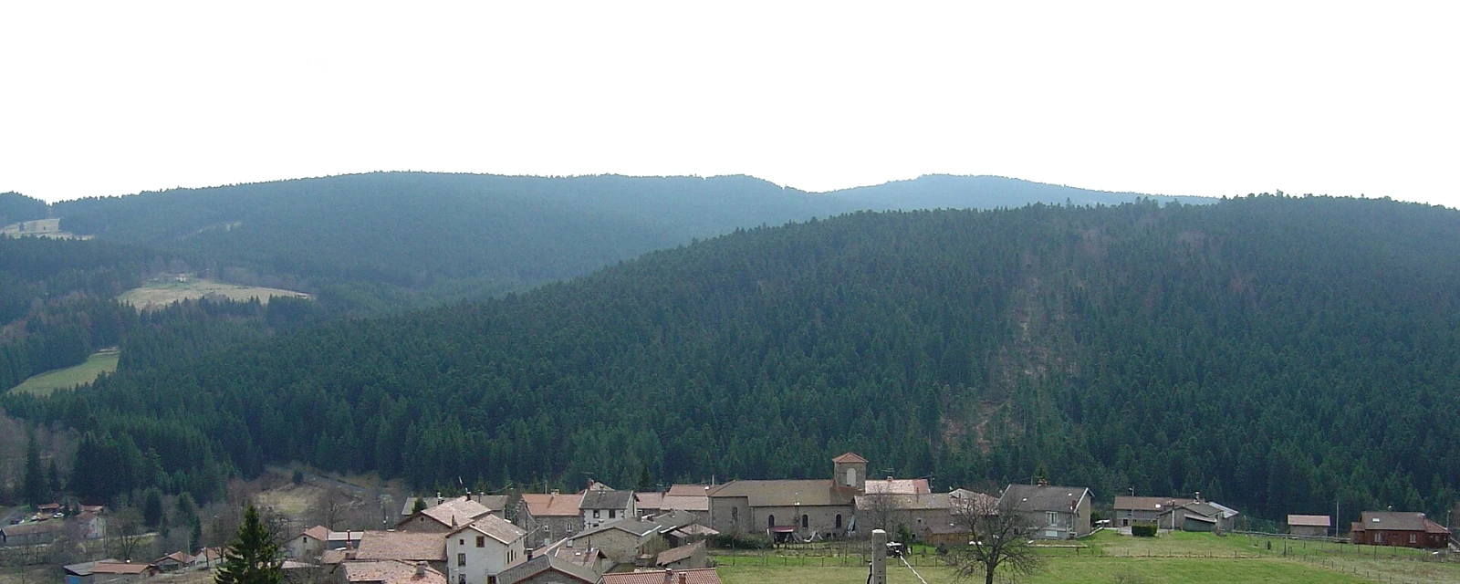 Vue de La Chambonie, Loire