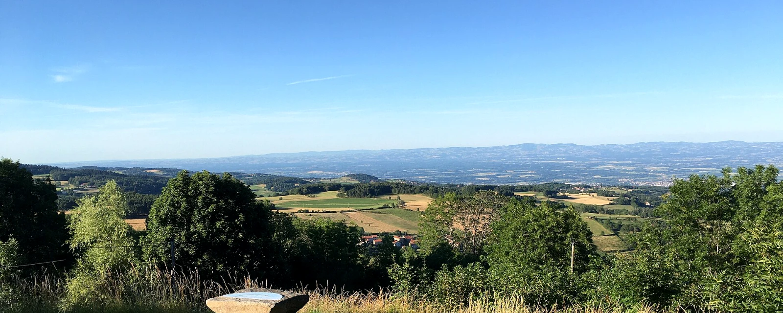 Vue de Chazelles-sur-Lavieu, Loire