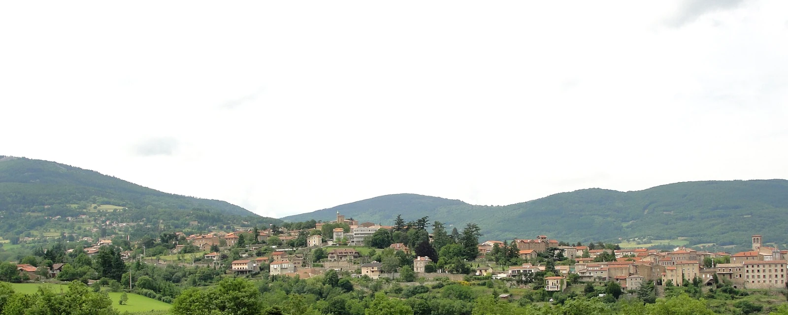Vue de Pélussin, Loire