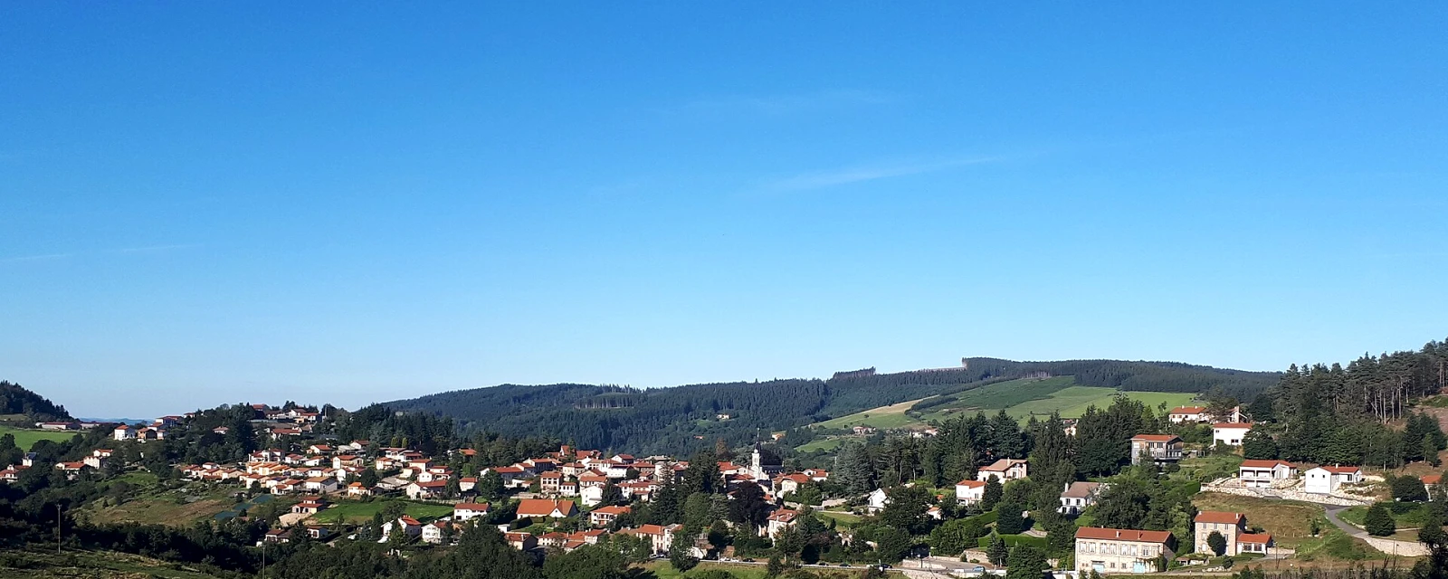 Vue de Planfoy, Loire