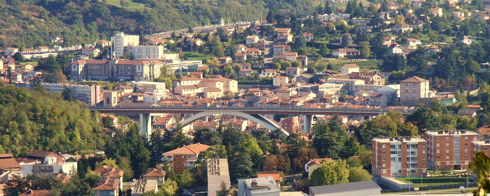 Vue de Rive-de-Gier, Loire