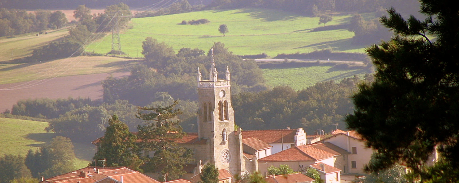Vue de Rozier-en-Donzy, Loire