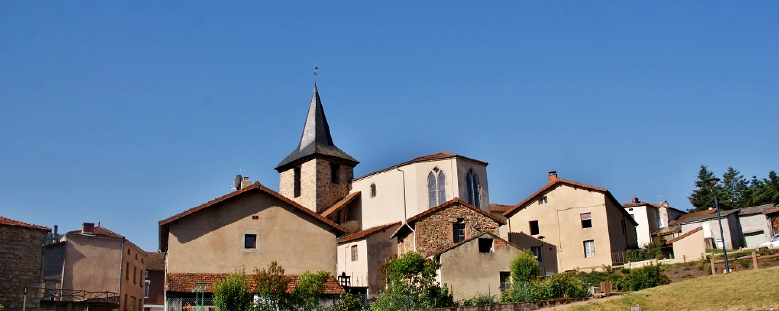 Vue de Saint-Bonnet-des-Quarts, Loire