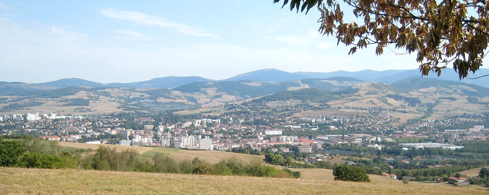 Vue de Saint-Chamond, Loire
