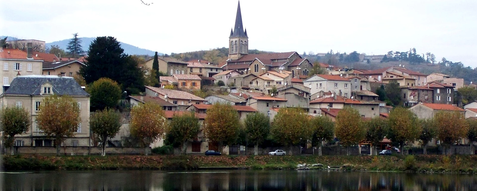 Vue de Saint-Pierre-de-Bœuf, Loire