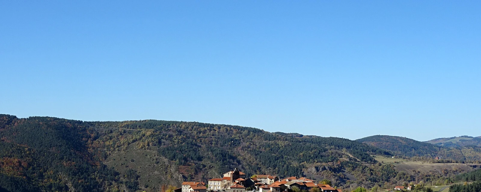 Vue de Alleyras, Haute-Loire
