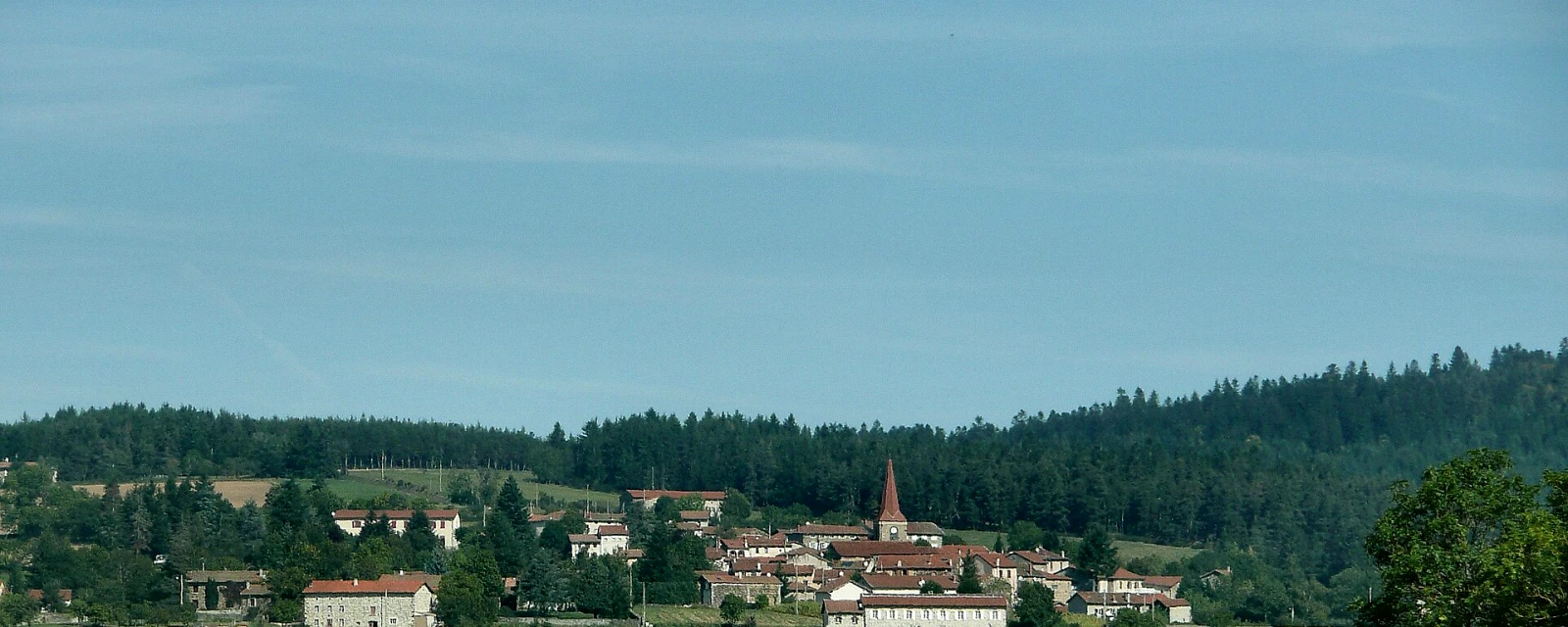 Vue de Céaux-d'Allègre, Haute-Loire