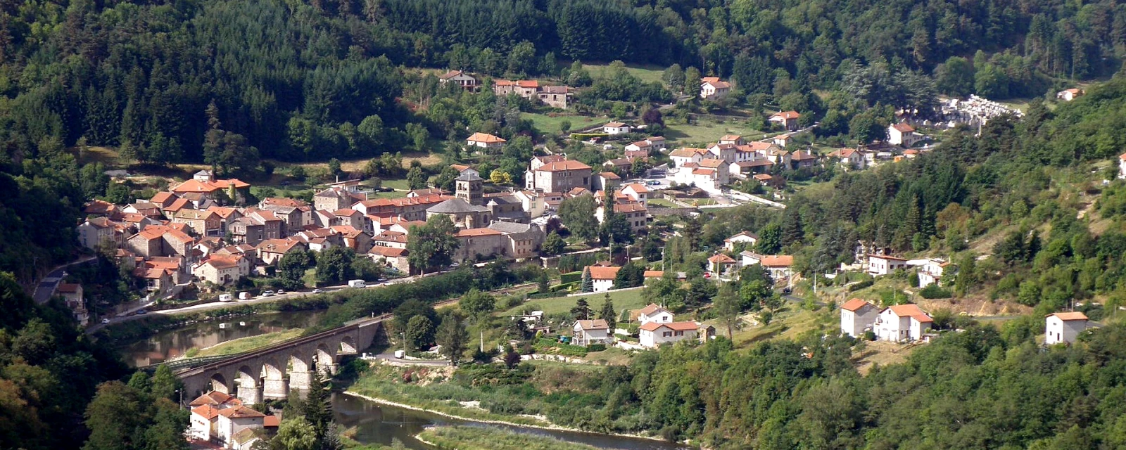 Vue de Chamalières-sur-Loire, Haute-Loire