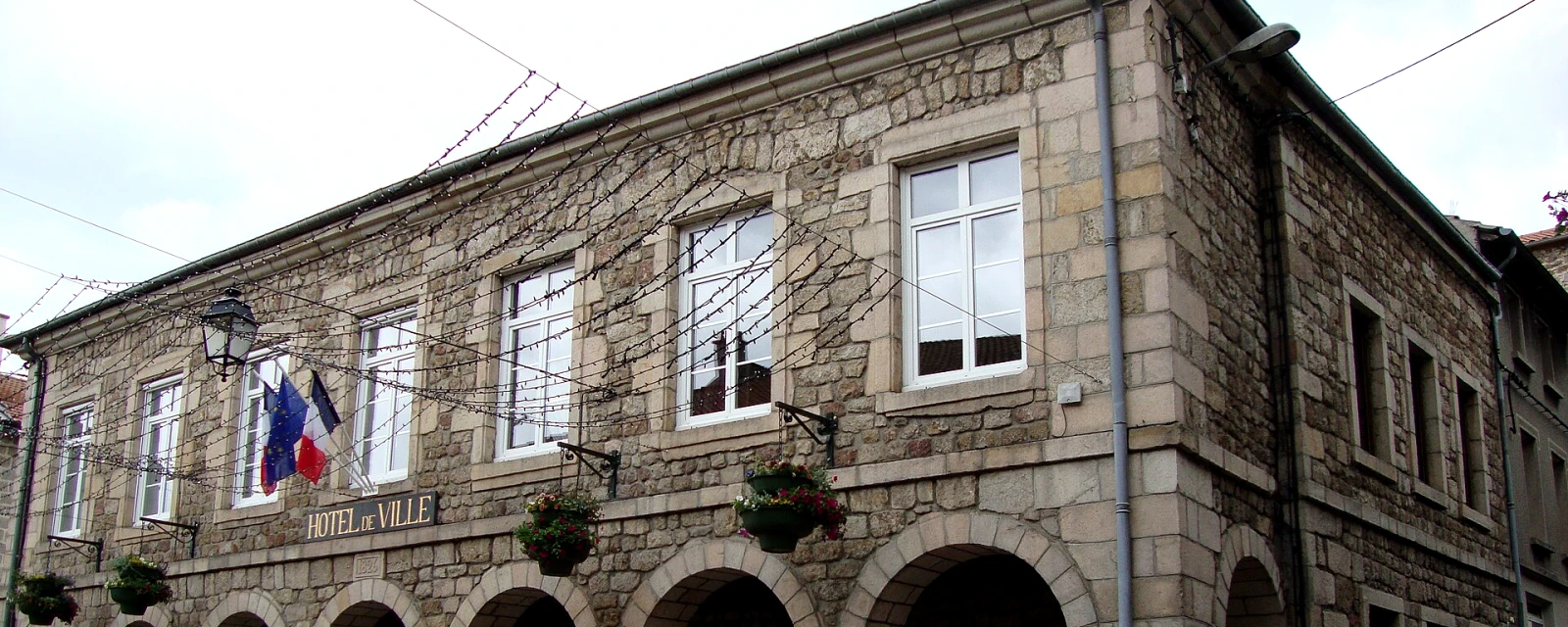 Vue de Montfaucon-en-Velay, Haute-Loire