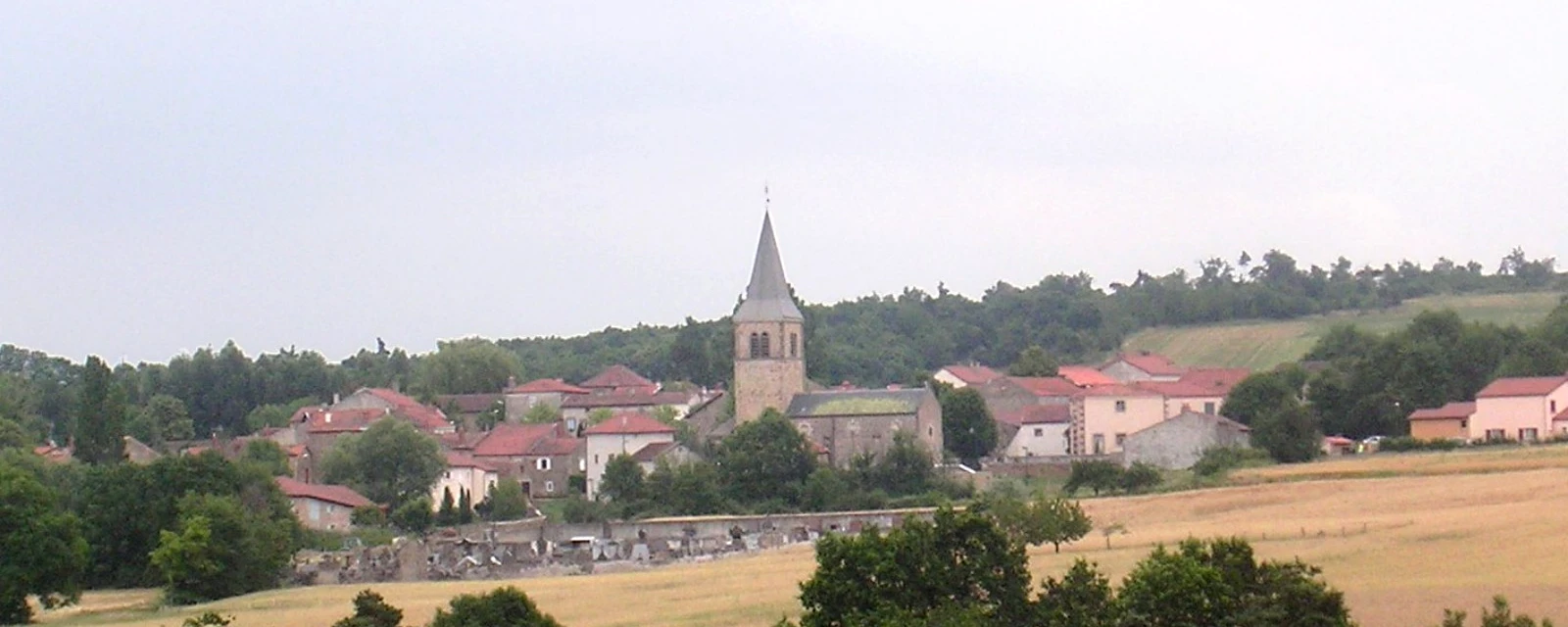 Vue de Saint-Beauzire, Haute-Loire