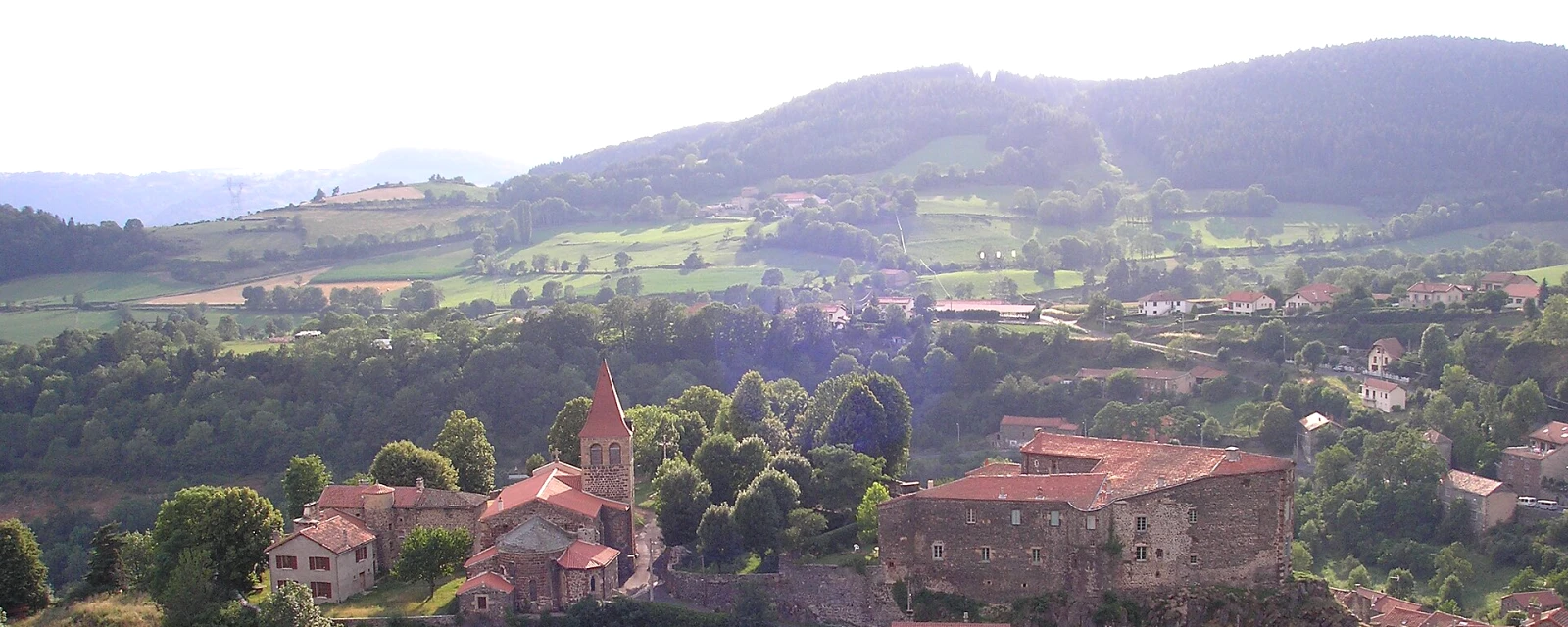Vue de Saint-Privat-d'Allier, Haute-Loire
