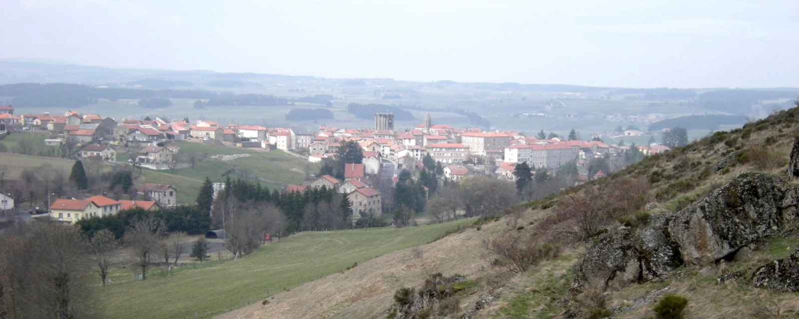 Vue de Saugues, Haute-Loire