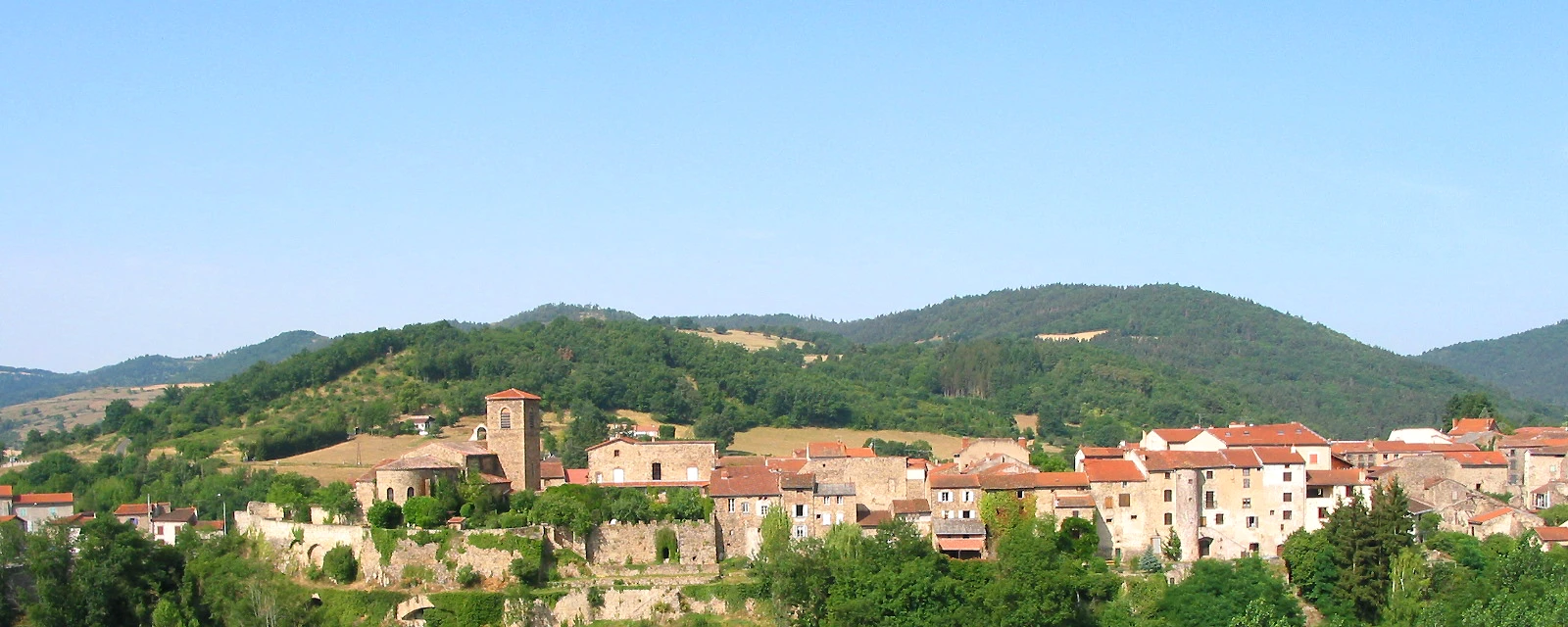 Vue de Vieille-Brioude, Haute-Loire