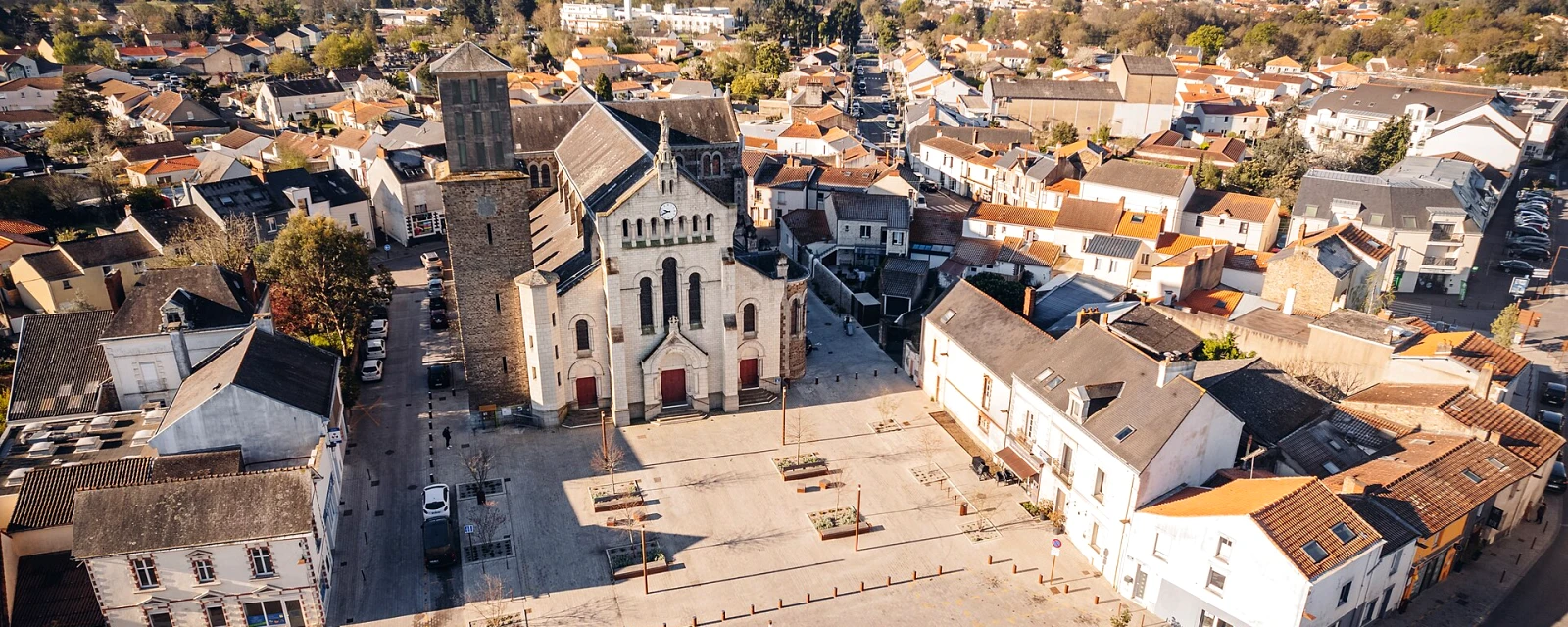 Vue de Bouguenais, Loire-Atlantique