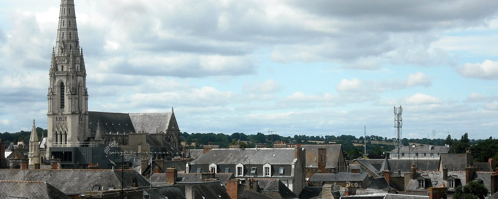 Vue de Châteaubriant, Loire-Atlantique