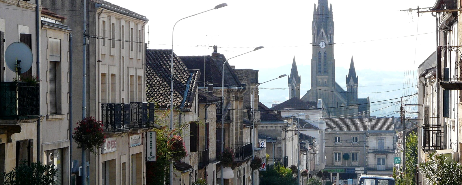 Vue de Fumel, Lot-et-Garonne