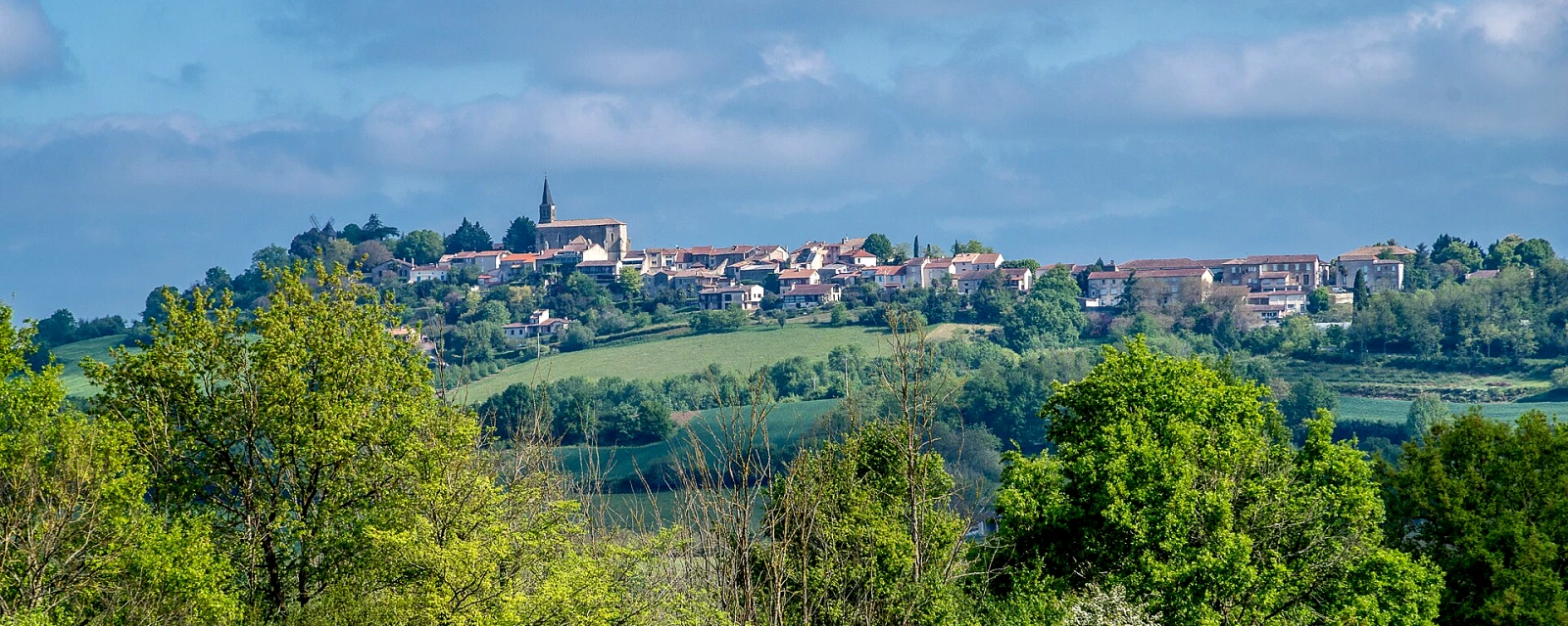 Vue de Montpezat, Lot-et-Garonne