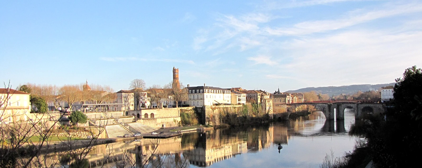 Vue de Villeneuve-sur-Lot, Lot-et-Garonne