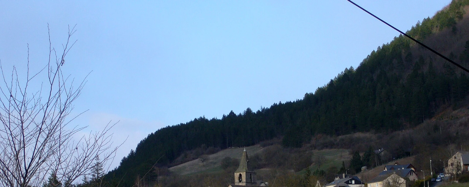 Vue de Barjac, Lozère