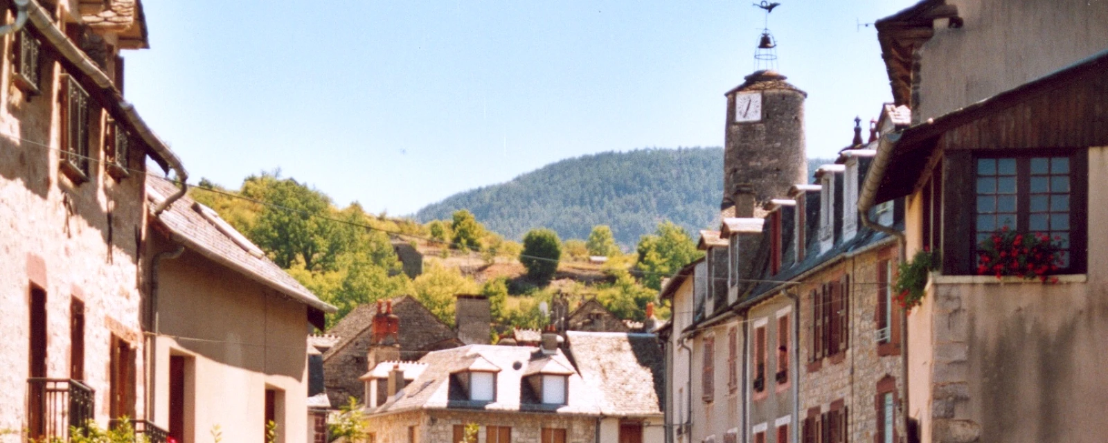 Vue de La Canourgue, Lozère