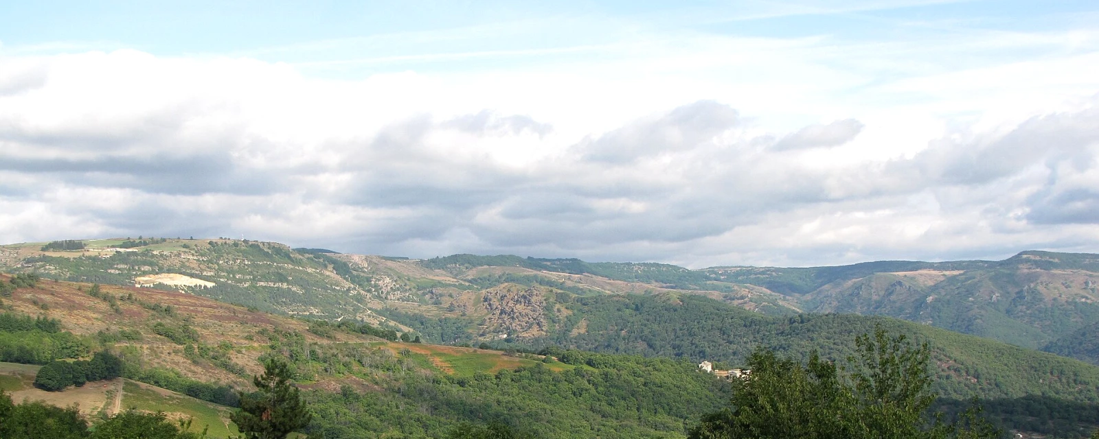 Vue de Gabriac, Lozère