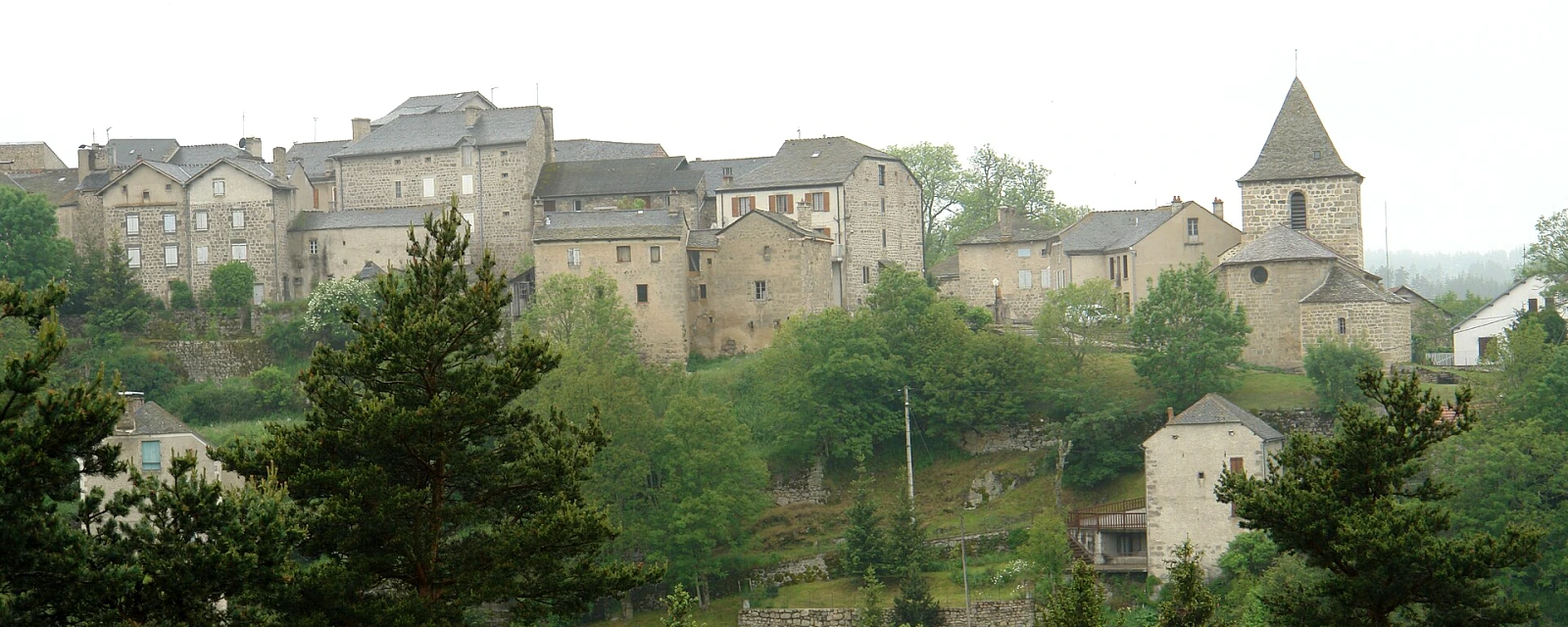 Vue de Grandrieu, Lozère
