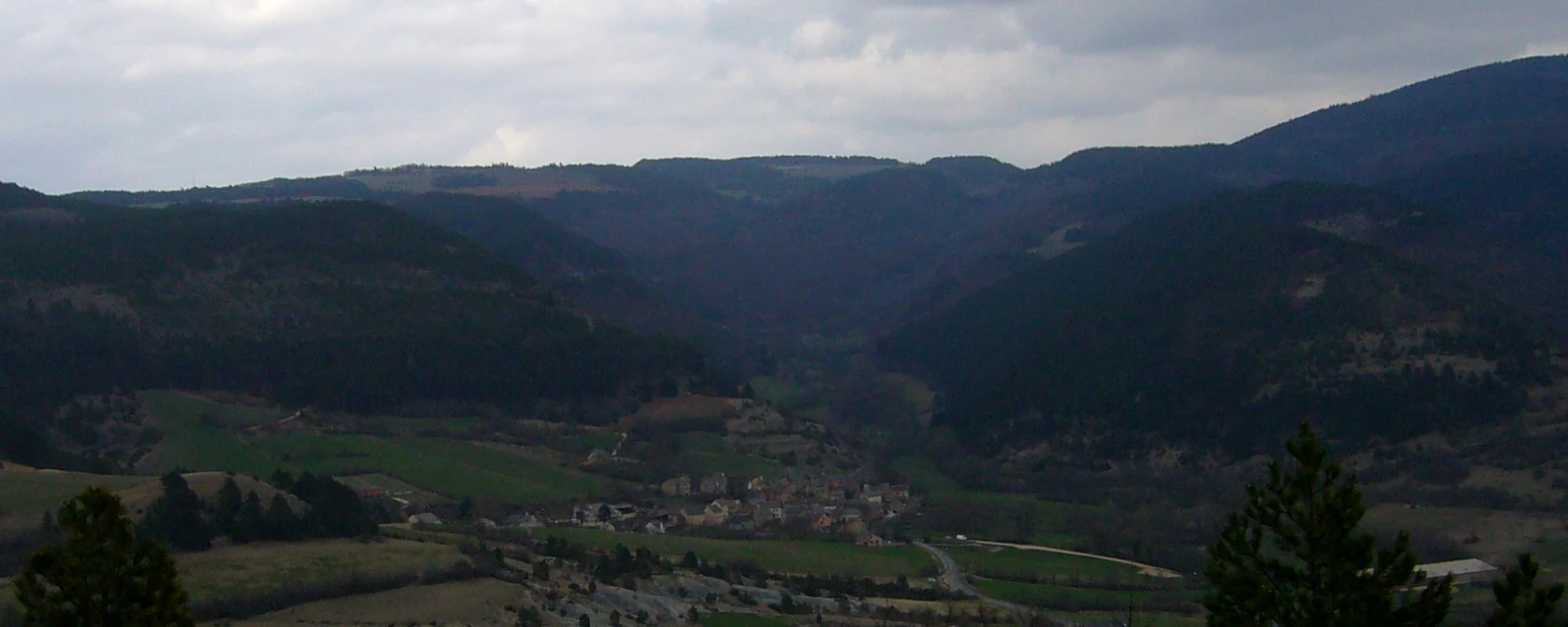 Vue de Lanuéjols, Lozère